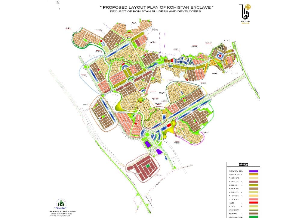 PROPOSED LAYOUT PLAN OF KOHISTAN ENCLAVE